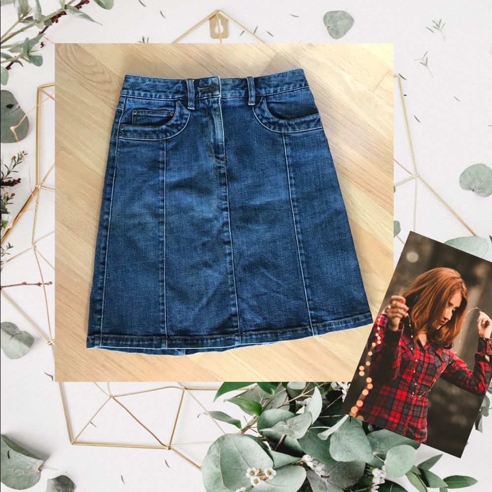 Talbots Denim Skirt